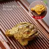 Animais de Chá que Mudam de Cor para Atacado, Sapo Dourado Grande que Muda de Cor, Pixiu, Brinquedos de Chá Lichia, Acessórios para Conjuntos de Chá, Acessórios para Mesa de Chá