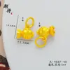 Esperando fuerte retención de color oro vietnamita DIY accesorios de elefantito oso pez dorado accesorios de ciervo collar pulsera colgante