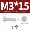 Rebites de Cabeça Chata Aço Inoxidável 304 Gb109 Tipo Batida Rebites Sólidos de Cabeça Chata M2M3M4M5M6M8M10M12Mm