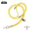 Cordón elegante de 6 mm con hebilla doble para teléfono móvil, para muñeca, corto, funda para teléfono móvil, cordón tejido, cordón para cámara/llaves, antipérdida