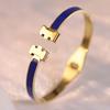 Pulsera de Acero de Titanio para Mujer, Joyería de Alta Gama con Baño de Oro, No se Desvanece, Venta al por Mayor Transfronteriza