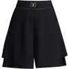Calça Pantalona de Chiffon para Mulheres 2026 Nova Primavera e Verão Cintura Alta Emagrecimento Solta Calça de Cinco Pontos com Cintura Elástica Calça Fina Tendência
