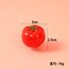 Imán de nevera de simulación de frutas y verduras de PVC Mini Fresa Sandía Manzana Cereza Lichi Piña imán de nevera