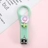 Cartoon bonito crianças portátil mini pendurável cortador de unhas Creative Resin Patch Household Nail Clipper cortador de unhas