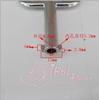 Llave Triangular para Caja de Medidor de Agua, Llave Triangular para Válvula de Tubería de Calefacción, Llave Triangular para Cubo de Basura