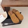 Sapatos Birkenstock para Primavera e Outono para Mulheres, de Solado Macio, Aumentadores de Altura, Chinelos de Solado Grosso, Tamancos de Pesca Planos, Sapatos Birkenstock Estilo Japonês de Meia-Calça