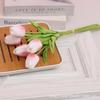 Simulação buquê Tulipa sala de estar mesa bolo decoração flor falsa arranjo de flores enfeites de flores secas enfeites de flores atacado