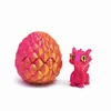 Venda Quente Transfronteiriça Mini Ovo de Dragão 3D Impresso e Conjunto de Dragão Figuras de Modelo Criativas e Divertidas