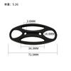 Acessórios para capacete de fornecimento direto da fábrica 72,5 mm fivela de capacete de segurança de plástico fivela ajustável de plástico fivela de segurança japonesa