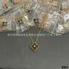 Collar de Trébol de Cuatro Hojas Versión Alta V Oro para Mujer Chapado en Oro de 18K es una Pulsera Cadena Clavicular Ágata Calcedonia Rojo Rosa Ojo de Tigre