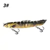 Isca Artificial Luya Multi-Seções Peixe 12cm 19g Barata Artificial de Múltiplas Seções Impressão 3D Isca Falsa de Nove Seções Atacado