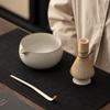 Set de Tazón Matcha Susurro de Té Horno Ru Cerámico Juego Completo de Herramientas de Té Cien Juegos de Té Herramientas para Ceremonia del Té