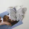 Direto da Fábrica Novo Borboleta Strass Multicolorido Adesivo de Tecido Flor de Sapato Dedo do Pé Strass Adesivo de Tecido Decalque Acessórios DIY