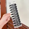 Clip de Cabello Bb Negro Mate Transparente Estilo Coreano Accesorio para el Cabello Pasador, Paquete de 10 Clips de Cabello Bb para Flequillo