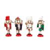 2025 nuevo colgante de marioneta cascanueces de 10 cm, traje, regalo de Navidad, colgante pequeño, la boca no se mueve