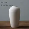 Jarrón Pequeño de Cerámica B&B Hogar Arte Adornos Adornos de Flores Secas Cerámica Cocida sin Esmalte en Blanco Estilo Escandinavo Ins