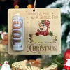 Nova Carteira Fofa Personalizada da Amazon Decorações de Natal Carteira de Boneco de Neve Presente Pingente de Decoração de Árvore de Natal