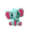 Pontas e tampas de borracha macia em formato de animal fofo, canetas de desenho animado multicoloridas, material de papelaria transfronteiriço, pequenos presentes e designs personalizados disponíveis mediante solicitação