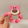 Cuerda de Pelo de Perro Colorida para Niños Celebridad de Internet Agarrador Duradero Alta Elasticidad Cuerda para la Cabeza Coleta de Niña Círculo para el Pelo Banda de Goma