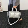 Bolsa de Algodón Sencilla y Elegante para Mujer, Nuevo Modelo 2026, Bolso de Mano y Bolso de Hombro Ligero, Bolso Cruzado Versátil y de Moda