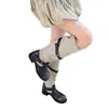 2026 Modelo Nuevo Hebilla de Cinturón Botas de Caballero, Caña Ancha, Adelgazante, Patchwork, Tacón Grueso, Botas Largas Negras para Mujer