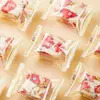 Sacos de Embalagem Crocante de Floco de Neve, Sacos Seláveis para Biscoitos, Caixas de Presente para Doces e Tâmaras de Leite, Embalagens Individuais para Torrone