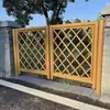 Barandilla Imitación Bambú Acero Inoxidable Cerca de Jardín para Huerto Exterior Valla de Bambú Simulación Parque Rural Nuevo Valla de Bambú para Patio