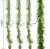 Guirlanda de eucalipto artificial transfronteiriça, rattan, planta verde simulada, eucalipto, pendente de parede, trepadeiras, varanda de casa, planta de decoração