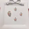 Accesorios de Arte de Uñas de Dibujos Animados de Resina de Moda Conejo Lindo Perro Canela Oso Pendientes DIY Venta al por Mayor