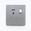 Painel de soquete de interruptor britânico doméstico 86 parede de decoração oculta de cinco furos USB soquete painel de soquete de três furos
