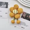 Flor de Pan Nueva Estilo Coreano Flor de Girasol Flor de Algodón DIY Ropa Bolsa Sombreros Cortina Accesorios Accesorios Mayoreo