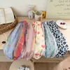 Pantalones Finos de Verano para Niñas Repelentes de Mosquitos Pantalones con Puño para Bebés Niñas Pantalones Sueltos Estampados para Aire Acondicionado Pantalones Cortos Estilo Perezoso