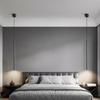 Lámpara de mesita de noche para dormitorio, candelabro pequeño, moderno simple, creativo, para bar, restaurante, lámpara de pared de TV, lámpara de sala de estar, candelabro redondo de una sola cabeza