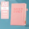 Versión en Inglés del Planificador de Horarios para 2027, Planificador Diario de 365 Días, Diario, Bloc de Notas, Gestión del Tiempo