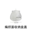Zongbo Molde de Silicona para Pascua Molde de Silicona DIY Lana de Tejer Huevo Frasco de Almacenamiento Taza para Velas Molde de Yeso