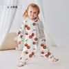 Saco de dormir de algodón puro para bebé con piernas separadas, apto para todas las estaciones, ropa de dormir fina de algodón de una sola capa, ropa de dormir anti-patadas para niños, traje de una pieza