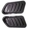 Saída de ar falsa para carro Saída de ar decorativa no capô Ventilação modificada de fibra de carbono Entrada de ar Adesivo de saída de ar falsa para capô