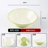 Vajilla de restaurante de comida rápida, juego de cuencos pequeños para platos, platos para servir de cafetería, cuencos de melamina para arroz al vapor de estilo chino para autoservicio comercial