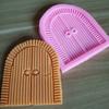 Varias formas caricatura cuento de hadas forma de puerta de madera molde para decoración de pasteles azúcar chocolate molde de silicona líquida