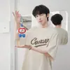 Suministro Directo de Fábrica Camiseta de Manga Corta Americana Cool con Protección Solar para Niños Verano Suelta Secado Rápido Camiseta de Media Manga para Niños