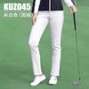 Pantalones de golf de terciopelo PGM para otoño e invierno, pantalones deportivos de alta elasticidad para mujer, suministro directo de fábrica.