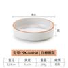 Platos de Melamina, Platos de Plástico para Cangrejos de Restaurante, Platos Redondos, Platos de Bol para Arroz Comerciales, Vajilla de Imitación Porcelana, Lujo Ligero