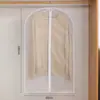 Funda antipolvo para ropa, bolsa transparente esmerilada para ropa del hogar, bolsa de almacenamiento lavable PEVA, funda para colgar ropa de abrigo y traje en el armario