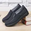 Sapatos de pano do Velho Pequim para homens, para pés largos, sapatos casuais plus size, tamanho extra grande, sapatos masculinos de sola macia, tamanhos 45, 46, 47
