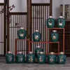 Fabricantes de origem 12 signos do zodíaco cerâmica 0,50 kg 500 ml garrafa de vinho vazia pote selado doméstico pote de vinho caixa de presente para embalagem de bebidas alcoólicas