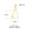 Pingente Gota de Água Porta Vazio Prata de Lei 925 Colar Pingente Fivela Acessórios de Joalheria DIY Design de Nicho Jade Cera de Abelha Porta Prata