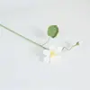 Flores de lana tejidas terminadas, flores tejidas a crochet hechas a mano, flores de oil-tong, productos terminados de un solo tallo, decoración para escenas de boda, flores artificiales de lana