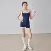 Traje Deportivo para Mujer, Entrenamiento de Running, Tenis, Ropa de Bádminton con Almohadillas en el Pecho, Ropa de Yoga Fitness, Tops, Shorts, Monos