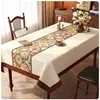 Toalha de Mesa de Luxo Leve de Alta Qualidade Impermeável e à Prova de Óleo Estilo Retro Americano Dopamina Tapete para Mesa de Jantar Estilo Ins Toalha de Mesa para Mesa de Centro