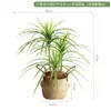 Planta Verde Artificial de Luxo Leve Madeira do Milênio Decoração de Sala de Estar Planta em Vaso Flor Artificial Biônica Árvore Sangue de Dragão Ornamentos de Chão para Interior